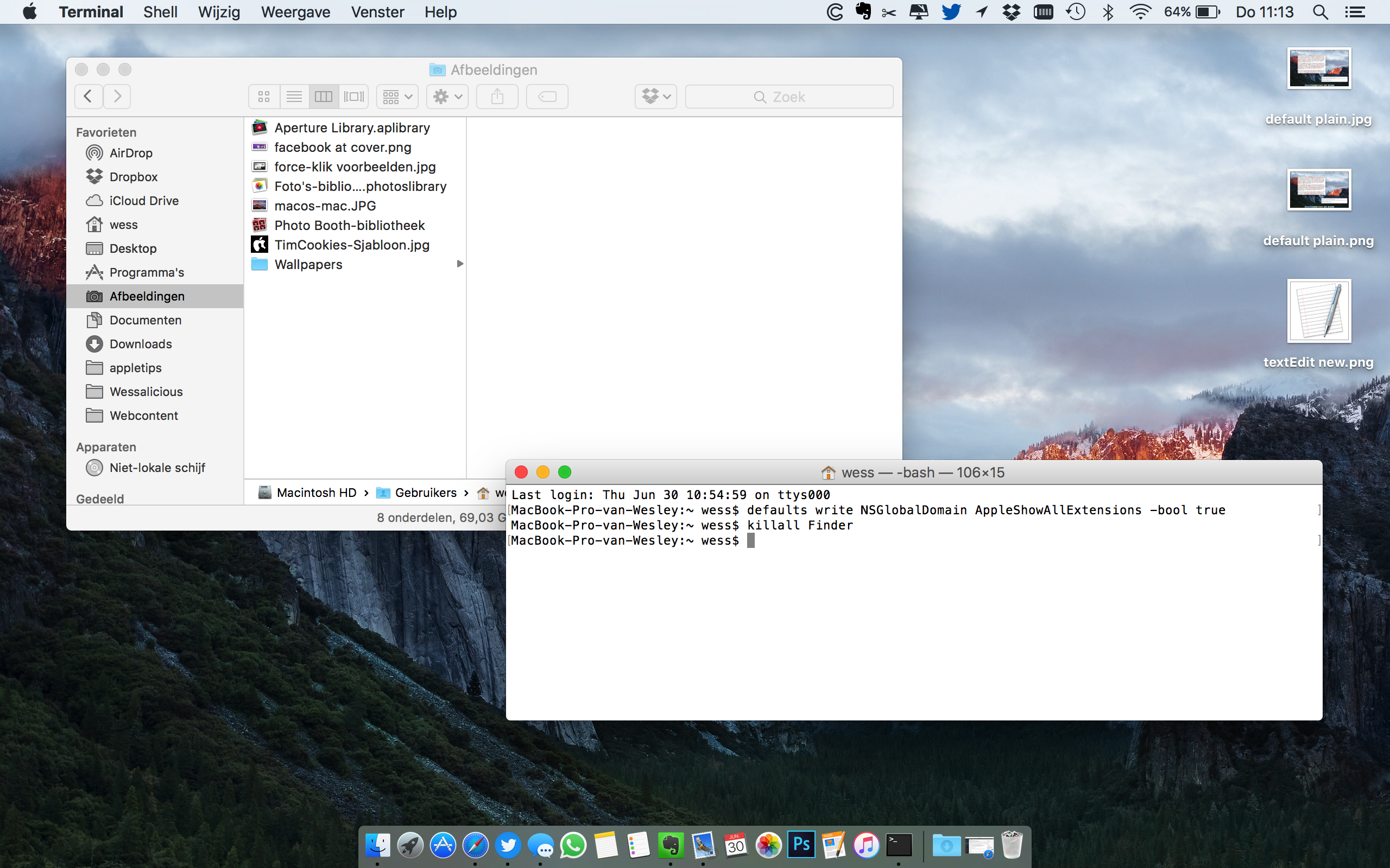 default program mac for file type